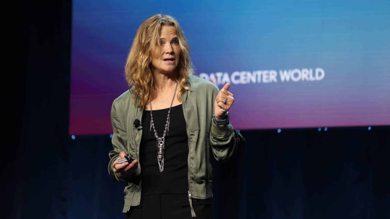 Lancium president Ali Fenn at Data Center World 2024 Data Center World / AFCOM