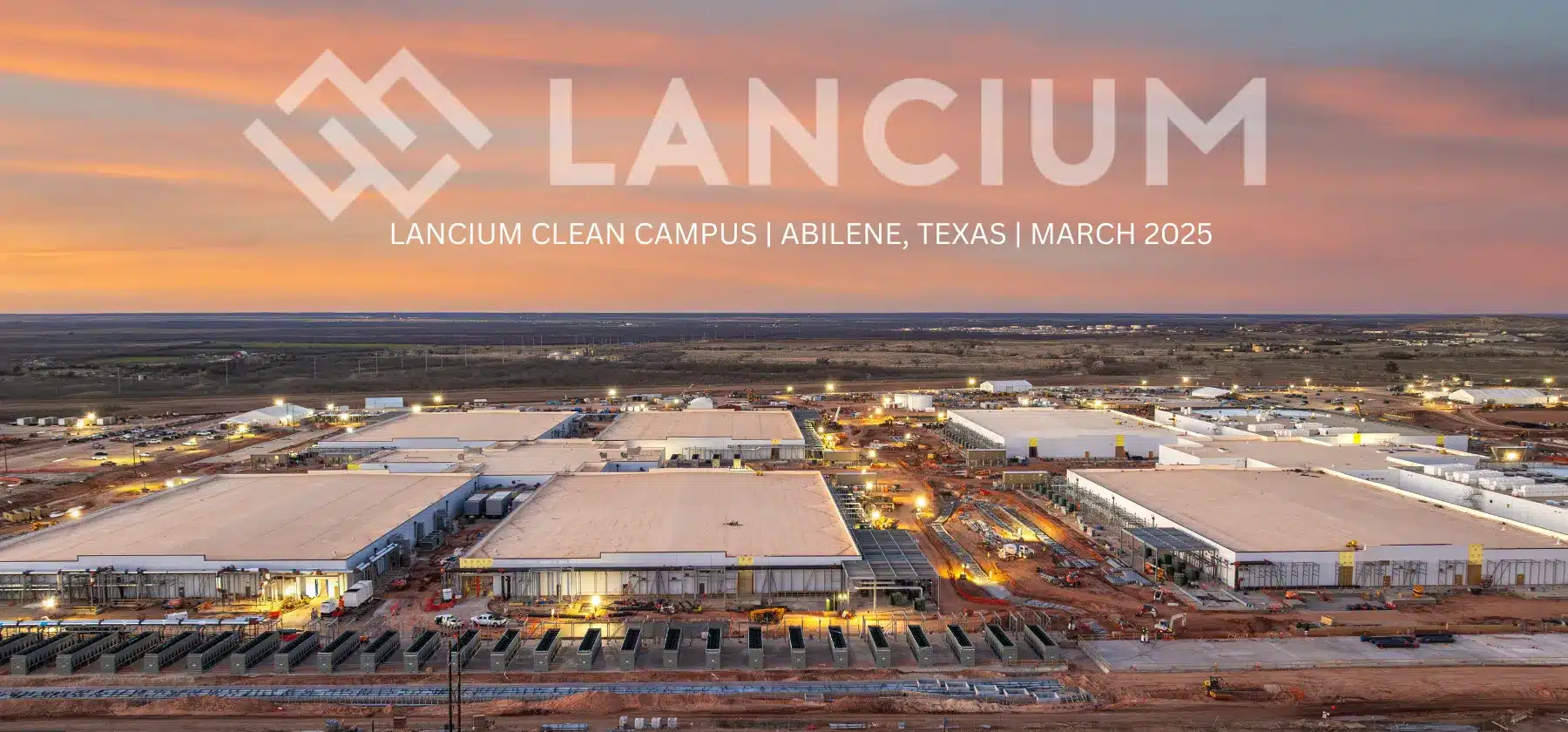 AI data center at the Lancium Clean Campus in Abilene, Texas